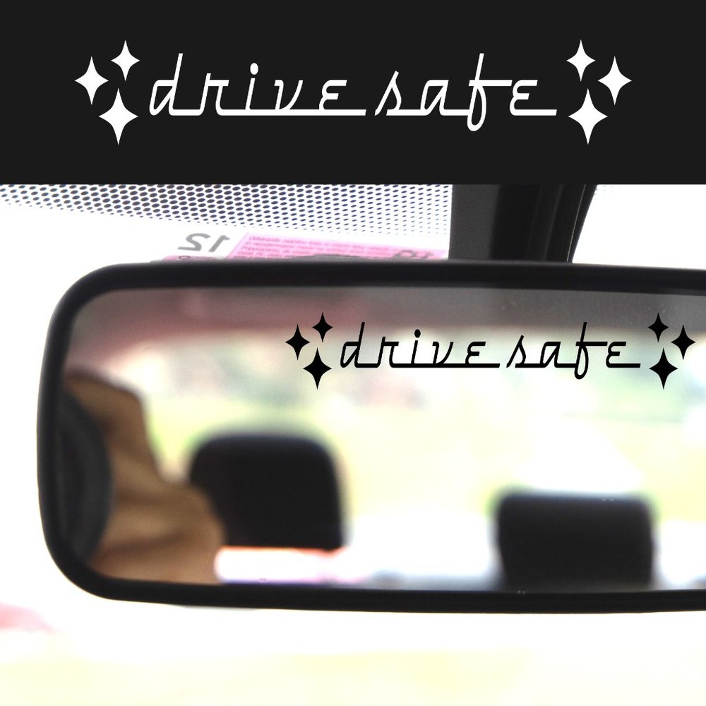 3/$15 Rearview car decal